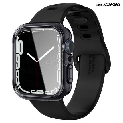 Spigen Ultra Hybrid case for Apple Watch 7 / 8 / 9 (45 mm) - transparent gray