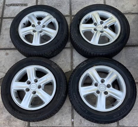 HYUNDAI I30, 5Χ ΖΑΝΤΕΣ ΑΛΟΥΜΙΝΙΟΥ ΓΝΗΣΙΕΣ 2007-2012