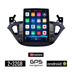 KIROSIWA OPEL ADAM (μετά το 2013) Android οθόνη αυτοκίνητου 2GB με GPS WI-FI (ηχοσύστημα αφής 9.7" ιντσών Youtube Playstore MP3 USB Radio Bluetooth Mirrorlink εργοστασιακή, 4x60W, AUX)