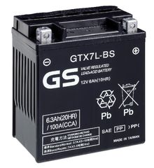 Μπαταρία GTX7L-BS GS Piaggio Zip 50 4T NOABS E4 2018 - 2020  LBMCA2100 31500KW3505