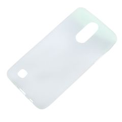 Θήκη LG K4 (2017) OEM Silicone Matte transparent Πλάτη tpu λευκό