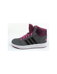 Adidas Αθλητικά Παιδικά Παπούτσια Μπάσκετ Hoops 2 GZ7796 Grey Five / Core Black / Screaming Pink