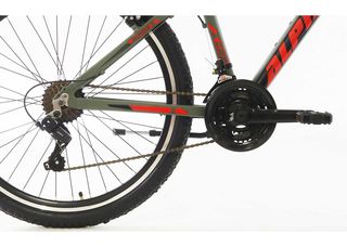 All - Mountain Alpina 2024 Alpina MTB alloy 26x16 21Τ S Γκρι-Κόκκινο-thumb-4