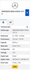 ΣΕΤ ΔΙΣΚΟΦΡΕΝΑ & ΤΑΚΑΚΙΑ ΕΜΠΡ./ΟΠΙΣΘ. MERCEDES (ATEGO)-thumb-2