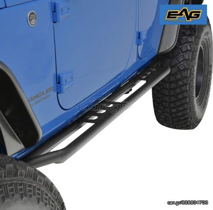 Jeep Wrangler (JK) 4-DRS 2007-2018+ Σιδερένια Σκαλοπάτια (Armor Guard)