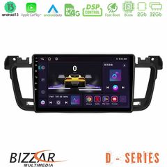 MEGASOUND - Bizzar D Series Peugeot 508 2010-2018 8core Android13 2+32GB Navigation Multimedia Tablet 9"
