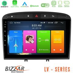 MEGASOUND - Bizzar LV Series Peugeot 308/RCZ 4Core Android 13 2+32GB Navigation Multimedia Tablet 9"