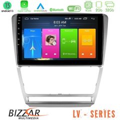 MEGASOUND - Bizzar LV Series Skoda Octavia 5 4Core Android 13 2+32GB Navigation Multimedia Tablet 10"