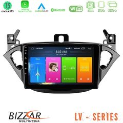 MEGASOUND - Bizzar LV Series Opel Corsa E/Adam 4Core Android 13 2+32GB Navigation Multimedia Tablet 9"