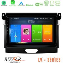 MEGASOUND - Bizzar LV Series Ford Ranger 2017-2022 4Core Android 13 2+32GB Navigation Multimedia Tablet 9"
