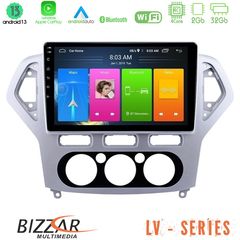 MEGASOUND - Bizzar LV Series Ford Mondeo 2007-2010 Manual A/C 4Core Android 13 2+32GB Navigation Multimedia Tablet 10"