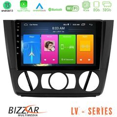 MEGASOUND - Bizzar LV Series BMW 1Series E81/E82/E87/E88 (MANUAL A/C) 4Core Android 13 2+32GB Navigation Multimedia Tablet 9"