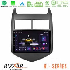 MEGASOUND - Bizzar D Series Chevrolet Aveo 2011-2017 8core Android13 2+32GB Navigation Multimedia Tablet 9"