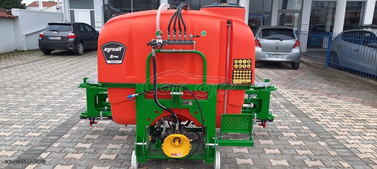 Tractor sprinkle - sprayers '24 AGROALF-BADILLI 1000LIT 12μ ρά