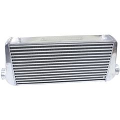 600x300x100mm Street Series Aluminium Intercooler, Polished Finish 3" Slip On Inlet and Outlet with 2 M8x1.25mm Mounting Bosses
