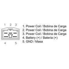Ανορθωτης Tecnium Aprilia Rxv 450/550, Honda Cb600F, Cbf500, Cbr1100Xx, Cbr125, Pantheon 125, Foresight 250 | Dze