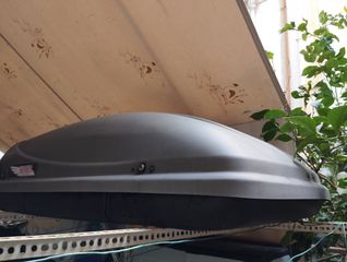 Μπαγκαζιέρα & Μπαρες Οροφής Αυτοκινήτου Hermes 360 lt  Χρώμα Μαύρο Μάτ 