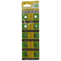 TMI Button Alkaline Battery AG3- LR41- 392 (10τμχ)