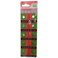 TMI Button Alkaline Battery AG4- LR626H- 377A (10τμχ)