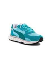 Puma Wild Rider Vintage Γυναικεία Flatforms Sneakers Μπλε 381595-03