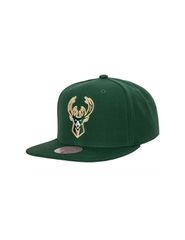 Mitchell Ness NBA Team Ground 20 Snapback Milwaukee Bucks Cap HHSS3256MBUYYPPPGREN