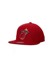 Mitchell & Ness Jockey με Ίσιο Γείσο Κόκκινο HHSS3258-MHEYYPPPRED1