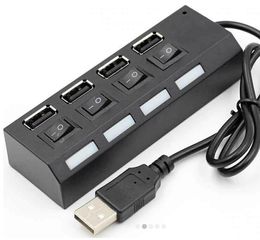 USB 2.0 Hub ΜΕ ΔΙΑΚΟΠΤΕΣ 4 ΘΥΡΩΝ USB-A