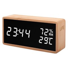 ΘΕΡΜΟΜΕΤΡΟ ΥΓΡΟΜΕΤΡΟ ΡΟΛΟΪ LIFE Noble Bamboo-thumb-3