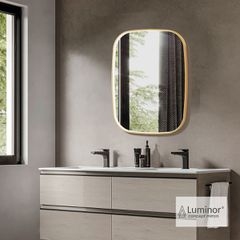 Καθρέπτης Μπάνιου FIZ 60x80 Luminor Gold Brushed FIZ6080-201
