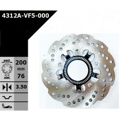 SYM VF-185 FR ΔΙΣΚΟΠΛΑΚΑ ΠΙΣΩ
