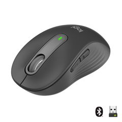 Logitech - M650 Signature - Large Wireless Mouse - Graphite / Computers