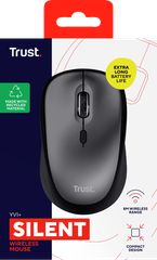 TRUST YVI+ WIRELESS MOUSE ECO BLACK / Computers