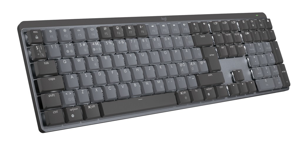 Logitech - MX Mechanical Wireless Illuminated Keyboard - Nordic / Computers