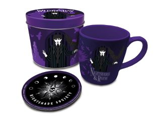 MERCREDI - Nightshades & Ravens - Mug & coaster in metal tin