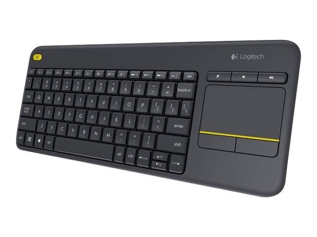 ​Logitech Wireless Touch Keyboard K400 Plus Black (Nordic)​ / Computers