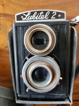 Vintage LUBITEL 2 Twin Lense Reflex (TLR) Camera