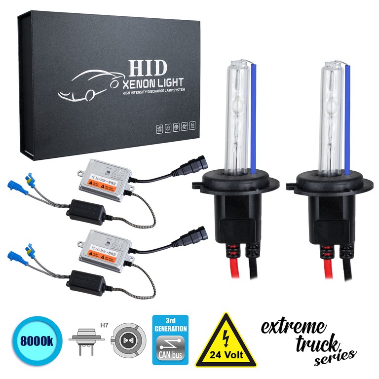 Car.gr - GloboStar® 84136 H7 XCB Line KIT Βασικού Φωτισμού Φορτηγού 3rd ...