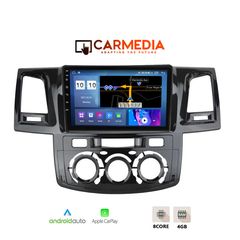 MEGASOUND - CARMEDIA CM409-13 TABLET 9'' OEM TOYOTA HILUX 2005-2011 A/C-CLIMA