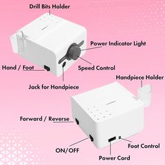 επαγγελματικος τροχός, Pedicure, Manicure Strong Max 211 65W-thumb-3