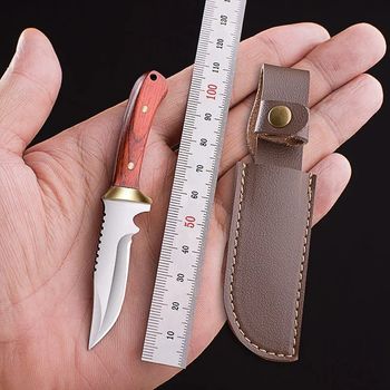 Φορητό μαχαίρι τσέπης EDC, κοφτερό μαχαίρι φρούτων με μπρελόκ
