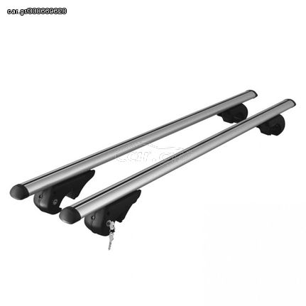 Μπάρες οροφής αλουμινίου Menabo Brio για Toyota (Raised Rails)