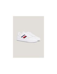 Tommy Hilfiger Court Cupsole Retro Ανδρικά Sneakers Λευκά FM0FM04828-YBS
