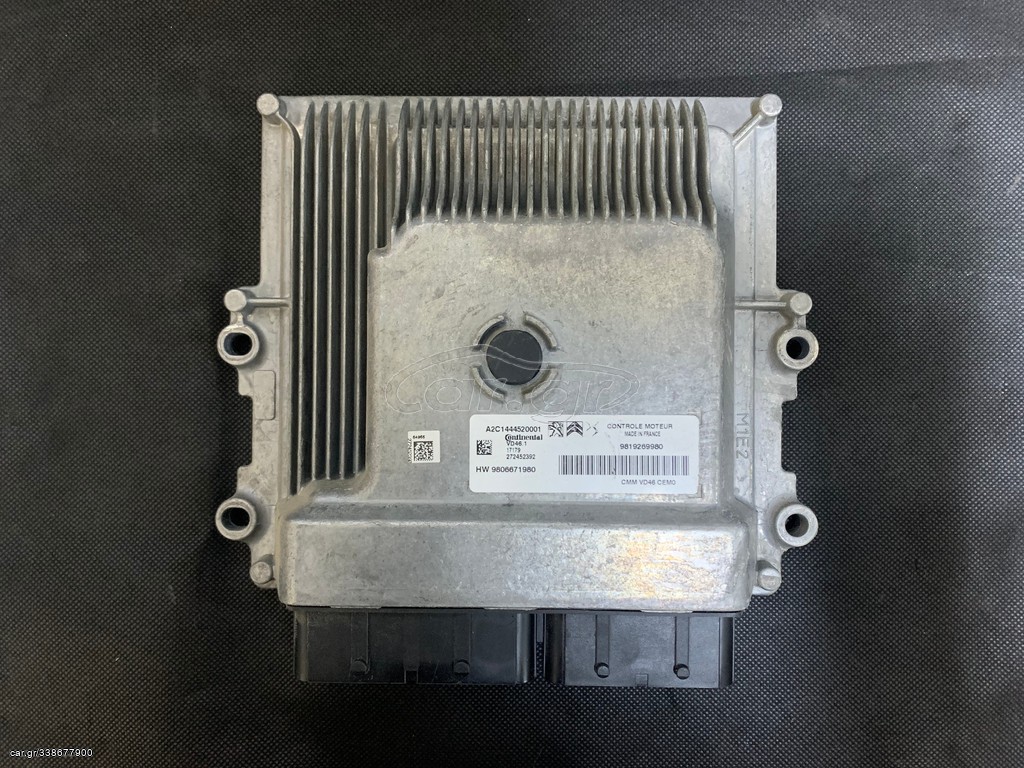 Εγκέφαλος Κινητήρα Continental VD46.1 17179 272452392 A2C1444520001 9819269980 HW9806671980