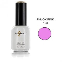 Ημιμόνιμο Επαγγελματικό Βερνίκι μεταλλιζε ANGELACQ Phlox Pink 103, 15ml
