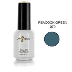 Ημιμόνιμο Επαγγελματικό Βερνίκι, ANGELACQ Peacock Green 070, 15ml