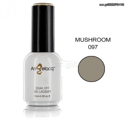 Ημιμόνιμο Επαγγελματικό Βερνίκι, ANGELACQ Mushroom 097, 15ml