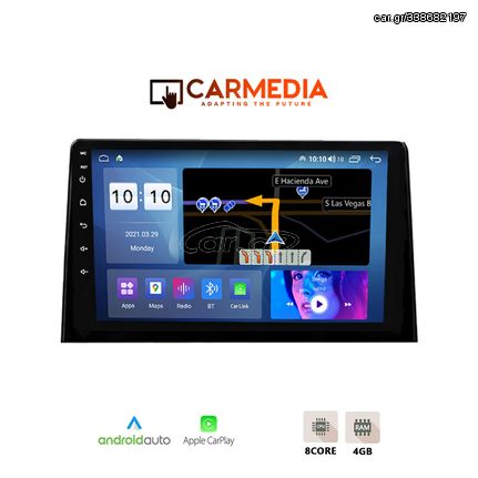 CARMEDIA CM410-13 TABLET 10'' OEM CITROEN BERLINGO | OPEL COMBO | PEUGEOT PARTNER | TOYOTA PROACE 2018+