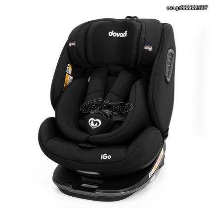 Κάθισμα αυτοκινήτου παιδικό iGo 0-36 κιλά Isofix 360° Black Dovadi