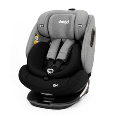 Κάθισμα αυτοκινήτου παιδικό iGo 0-36 κιλά Isofix 360° Black - Grey Dovadi