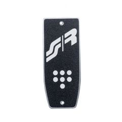 Τεμπέλης ποδιού Anti Slip Look μαύρο-ασημί 195x80mm- 1τμχ